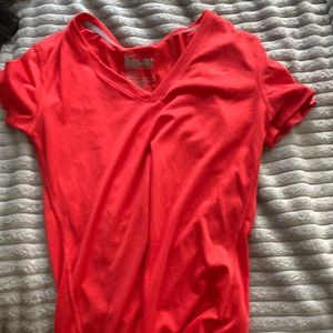 Red Nike sports short sleeve